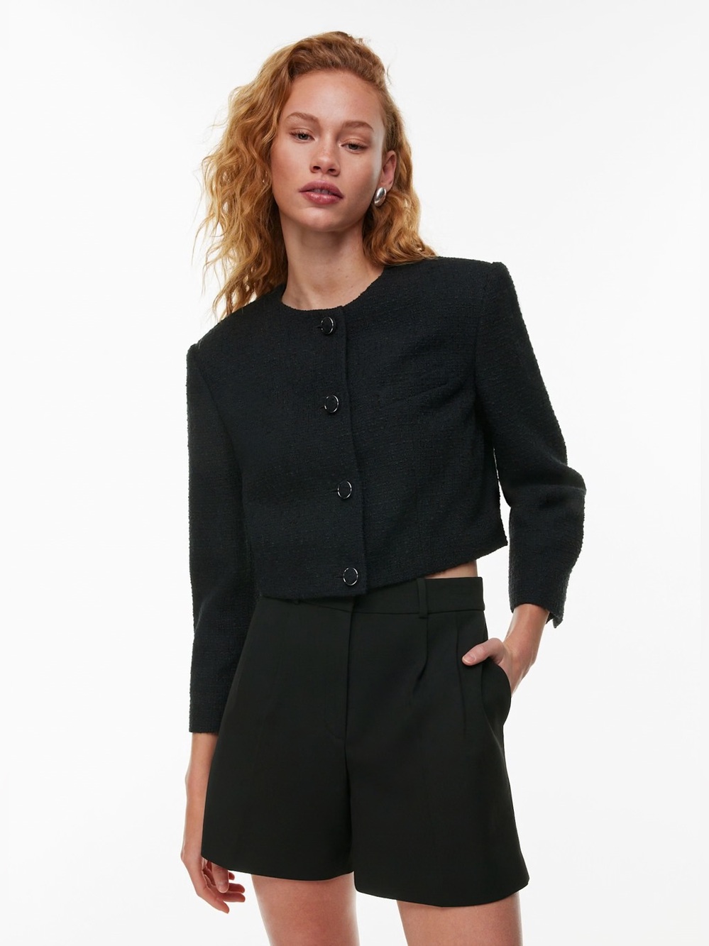 Aritzia Babaton Acquire Jacket - Tweed